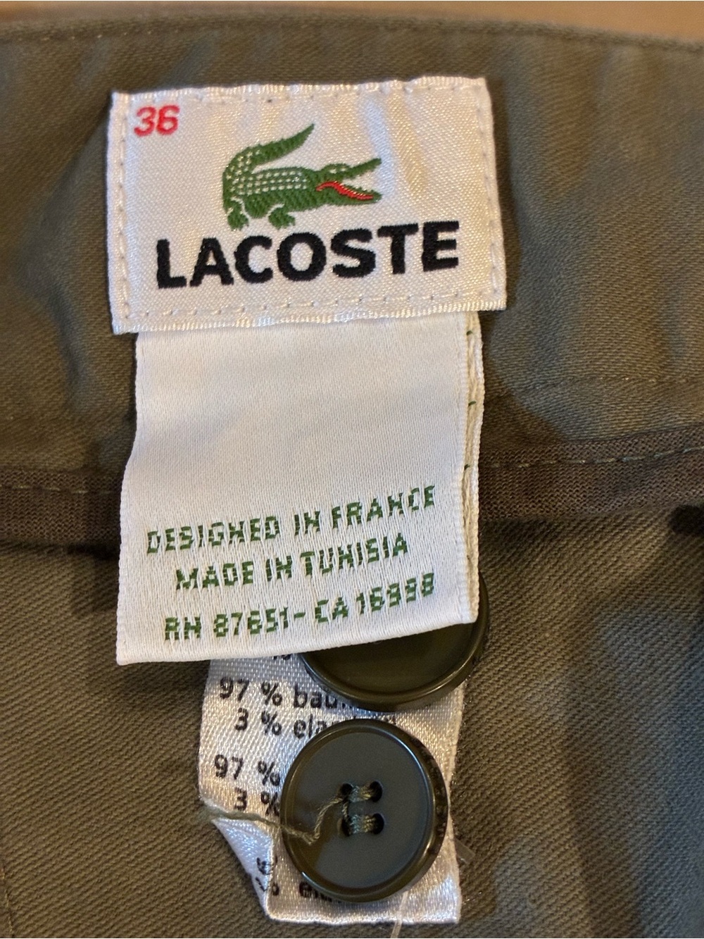 Lacoste Bermuda Shorts - Picture 4 of 4